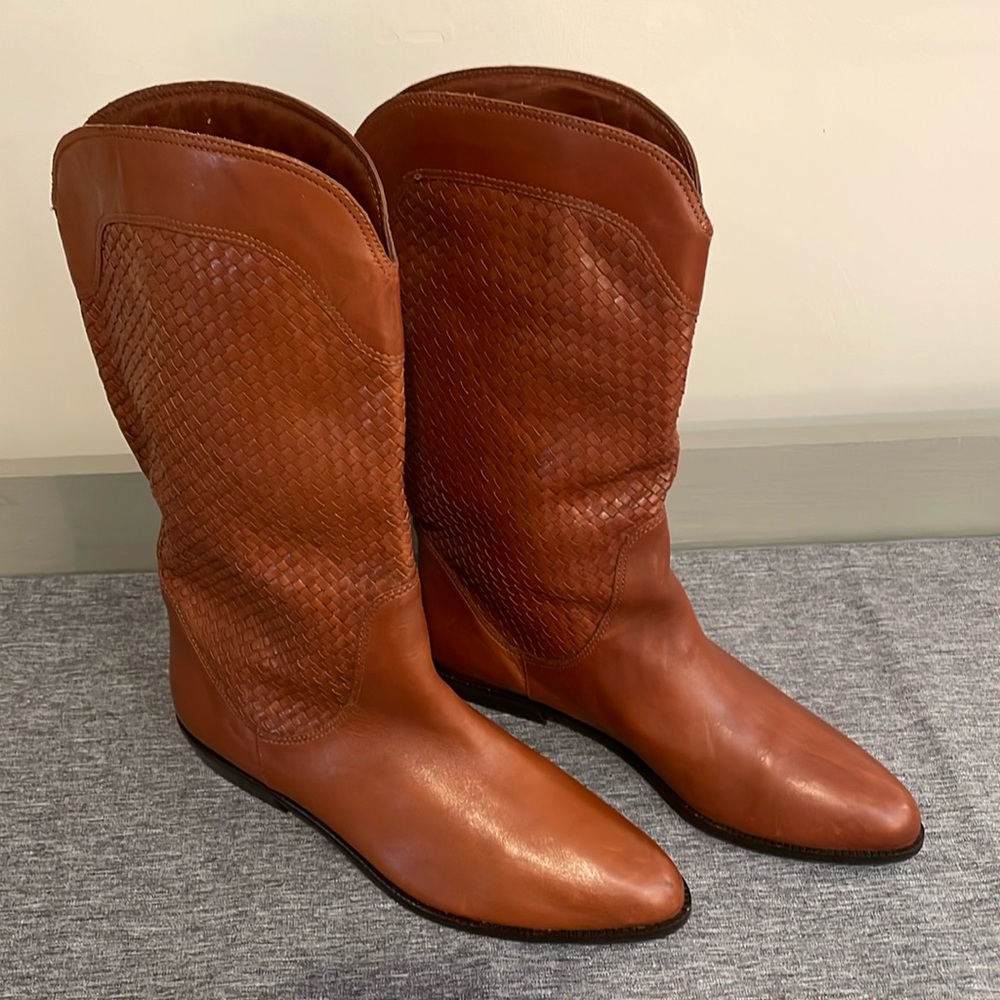 Liz Claiborne Brown Heeled Boots